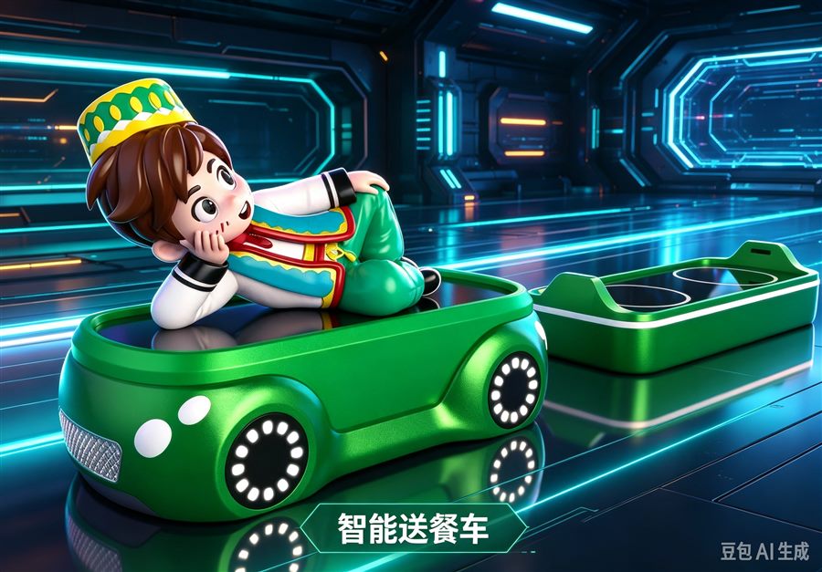 旋转小火锅智能送餐小车